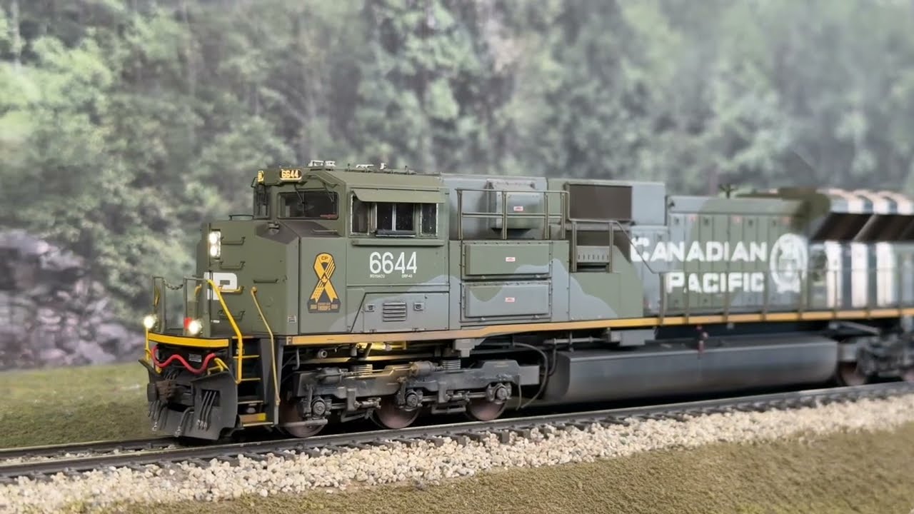 Athearn Genesis CP 6644 Military Tribute w/ LokSound & Custom Weathering!