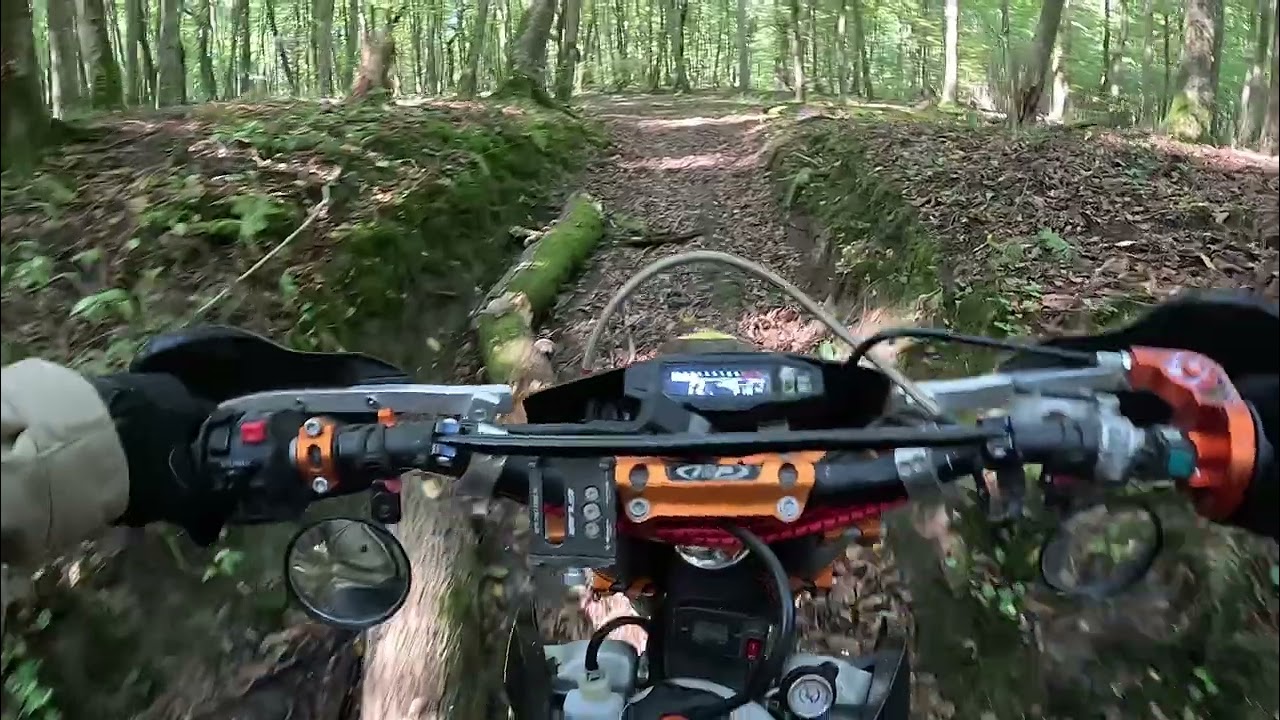 Autumn.  October 2024. Forest enduro adventure. KOVI 450.