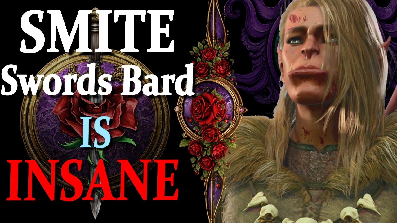 The Smite Swords Bard Build is INSANE in Patch 8 of Baldur's Gate 3