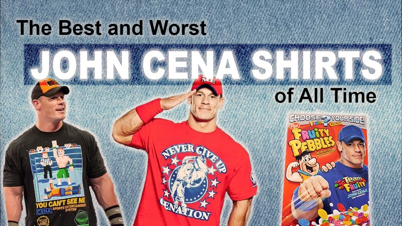 The BEST and WORST John Cena Shirts of ALL TIME - Episode 6