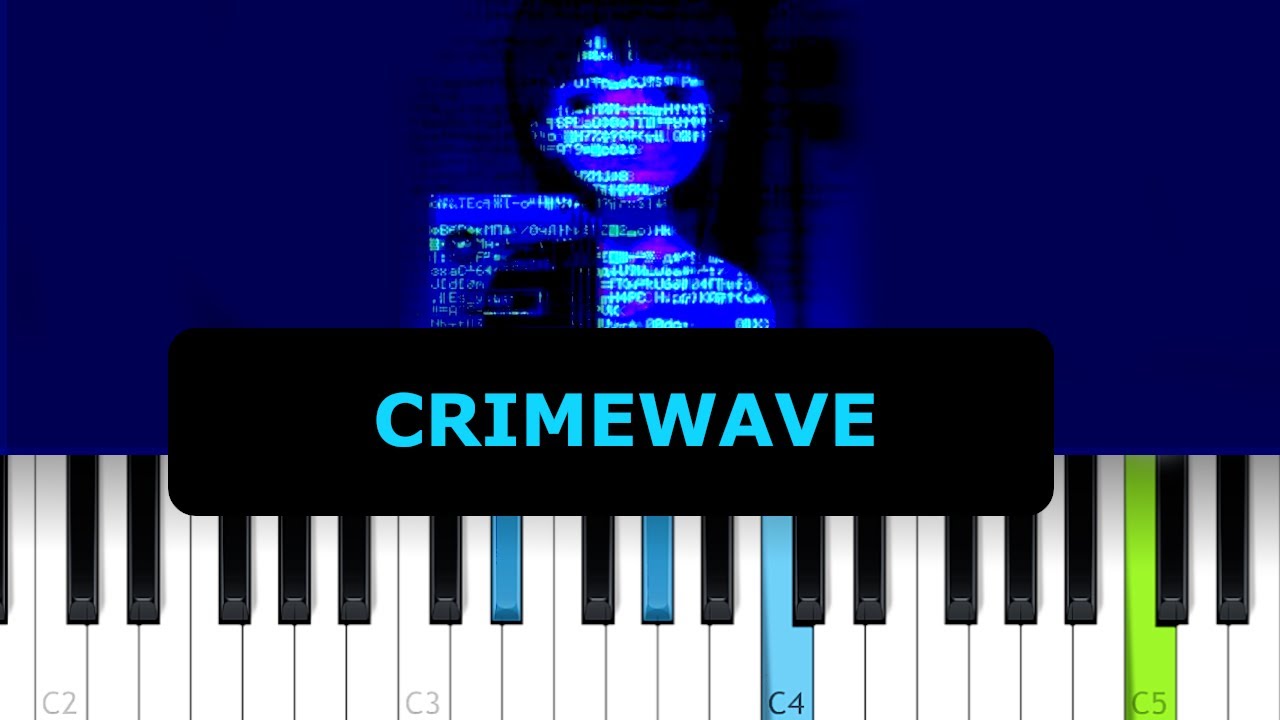 Crystal Castles - Crimewave (Piano Tutorial)