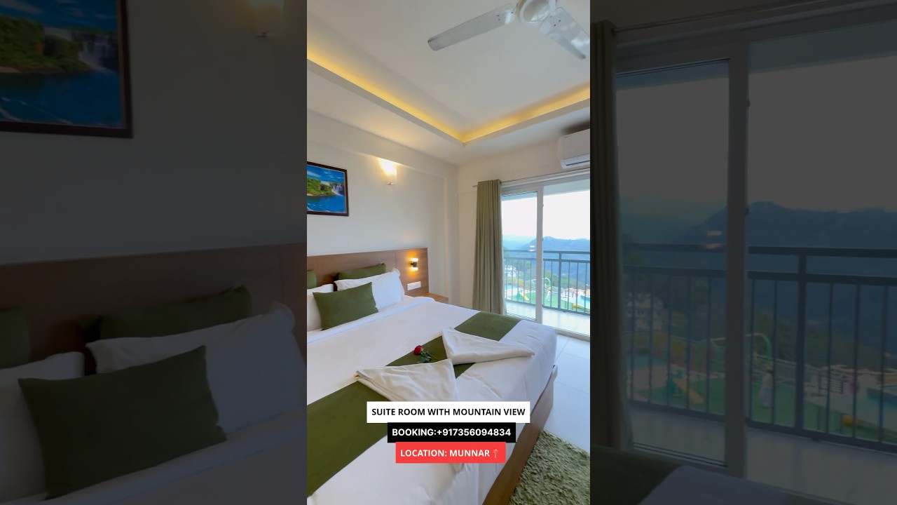 Suite Room With Mountain View 🌿- Munnar Resorts - Kerala - #munnar #resorts #resort