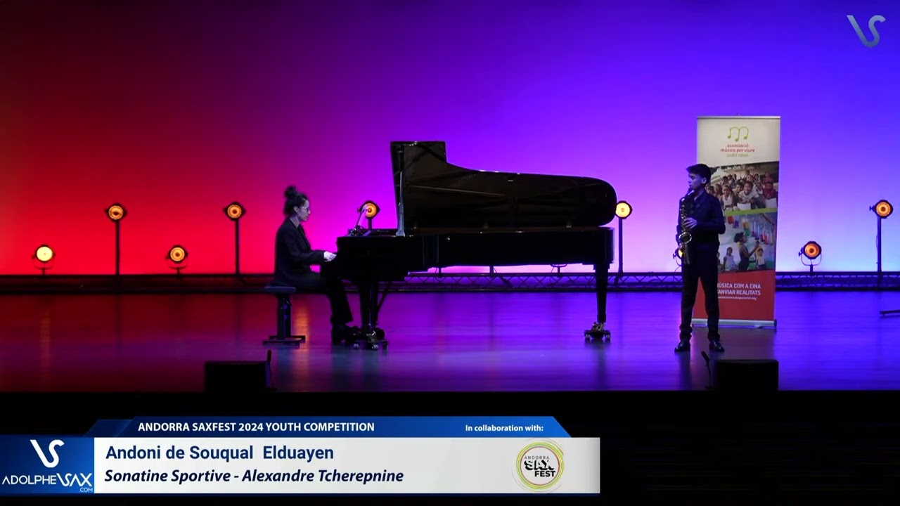 Andoni de Souqual  Elduayen plays Sonatine Sportive - Alexandre Tcherepnine