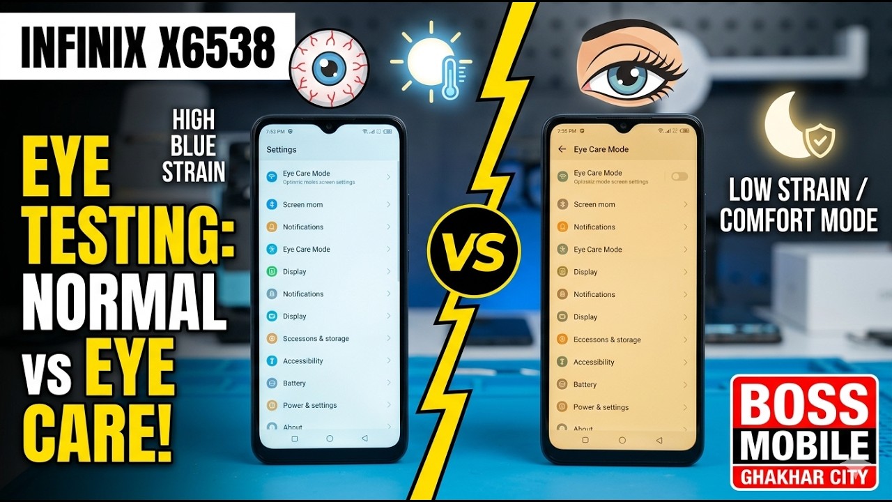 infinx x6538 eye testing 
