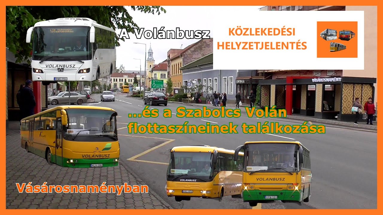 Credo, Autosan buszok és egy IKARUS | Buszok Vásárosnamény belvárosában