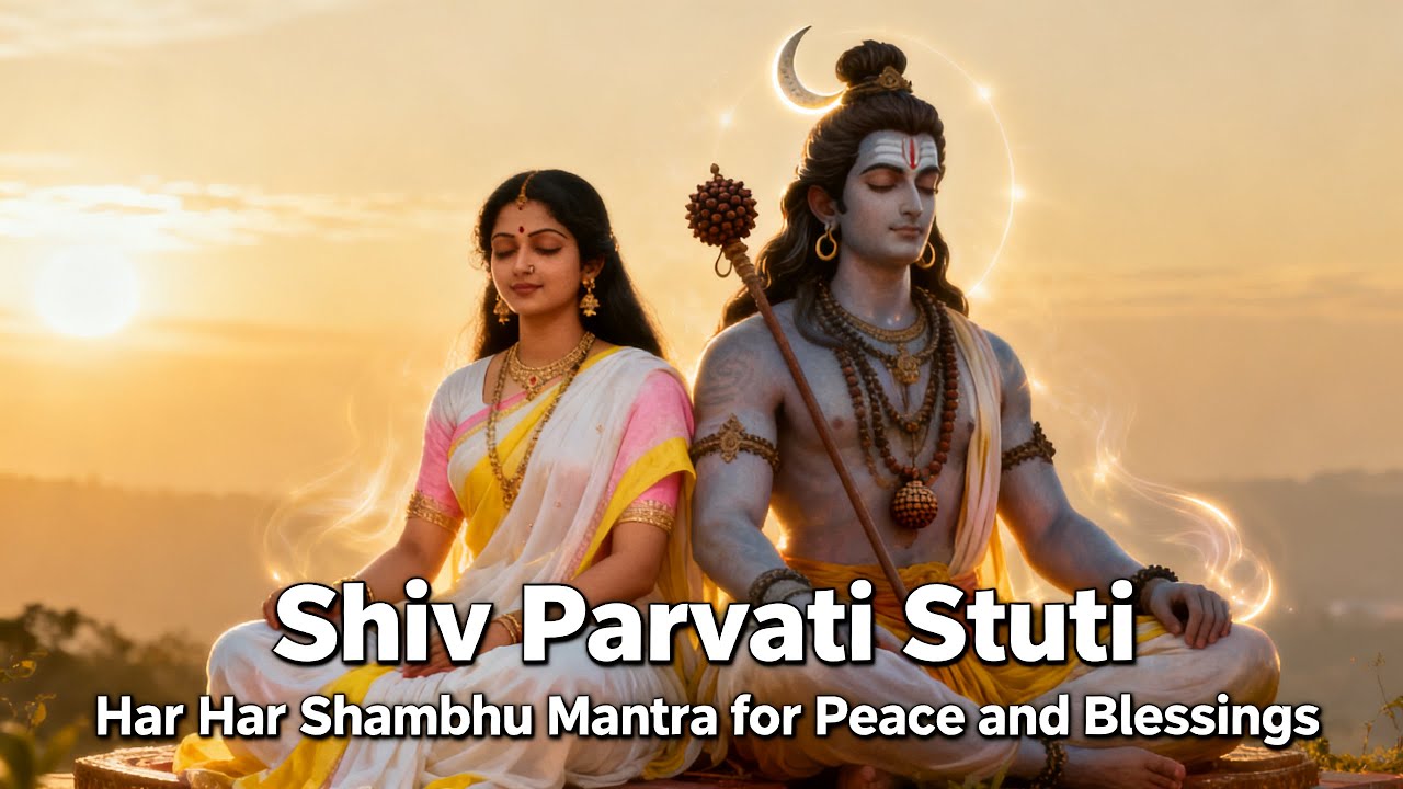 Shiva Parvati Stuti  Har Har Shambhu Mantra for Peace & Divine Blessings
