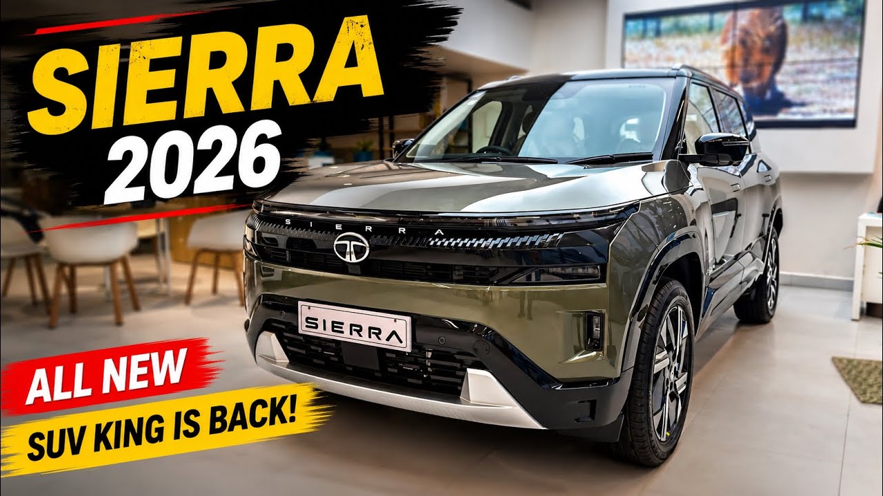 New 2026 Tata Sierra Top Model Review | Price Mileage Features | Tata Sierra 2026 | Sierra Car