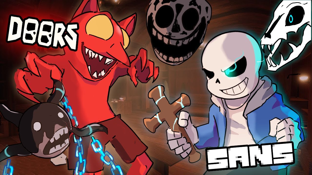 SANS vs DOORS HOTEL (Roblox DOORS Animation as Undertale)
