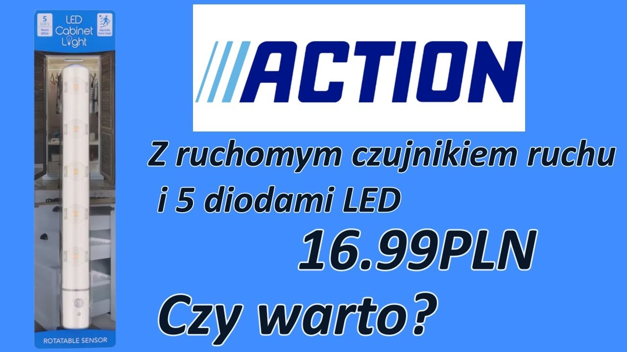 🔥 UNBOXING 🔥 JAK DODAĆ ŚWIATŁO DO SZAFY💪 - recenzja lampki ze sklepu Action za 16 pln!😍