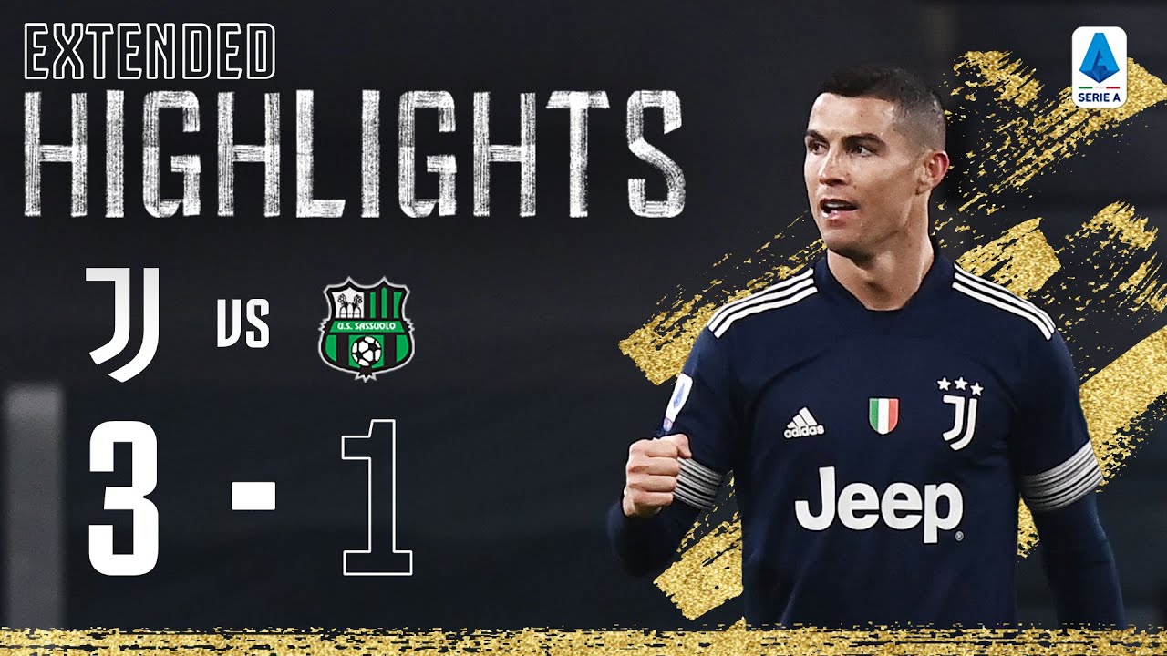 Juventus 3-1 Sassuolo | Ramsey & Ronaldo Secure win with Late Goals! | EXTENDED Highlights