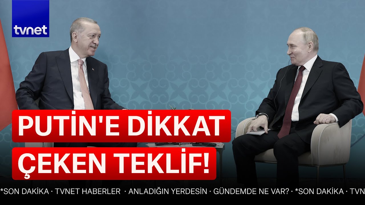 Cumhurbaşkanı Erdoğan Putin ile Astana'da bir araya geldi!