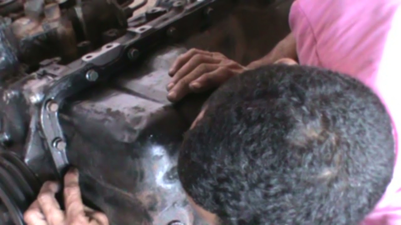 Montagem do motor 4M40 2.8 litros da Pajero * Parte 2