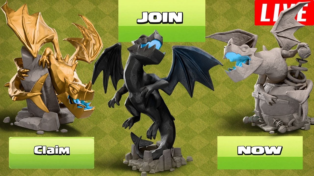 Clash of Clans live || Claim Statue new event || Base Visit #shorts