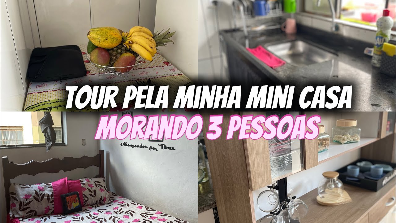 Tour pela minha mini casa de aluguel !🥰                        