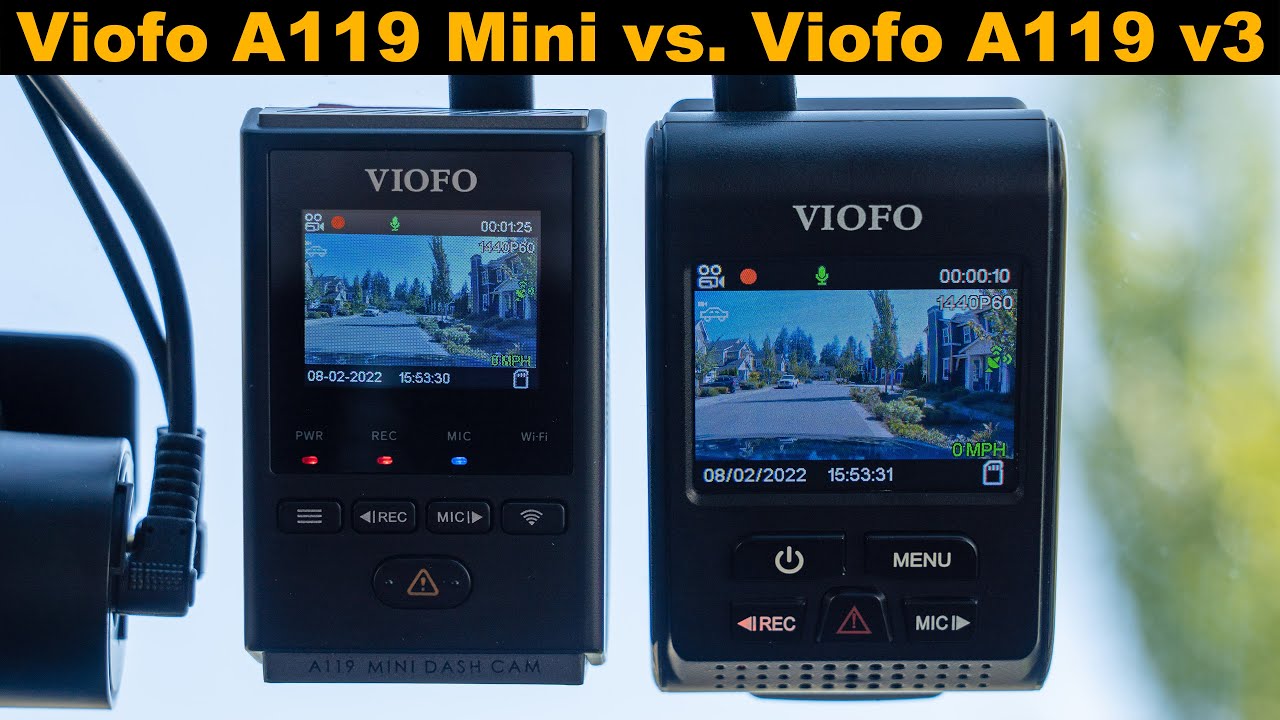 Viofo A119 v3 против A119 Mini: сравнительный обзор