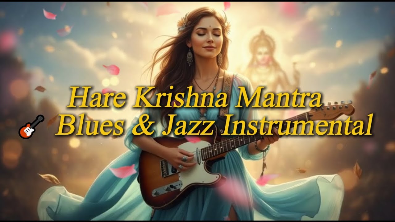 Mantra Espiritual para Paz Interior | Música Meditativa | 🎸 Hare Krishna Mantra |  Blues & Jazz