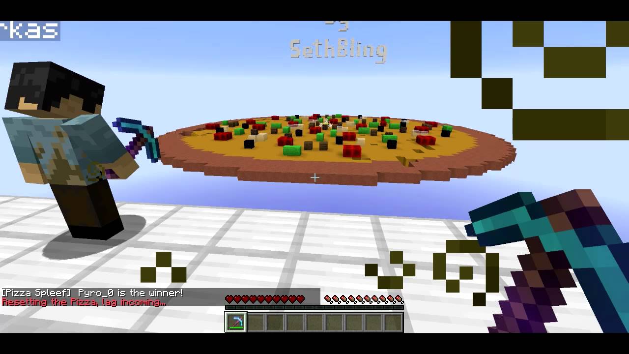 Pizza Spleef with MindCrackers