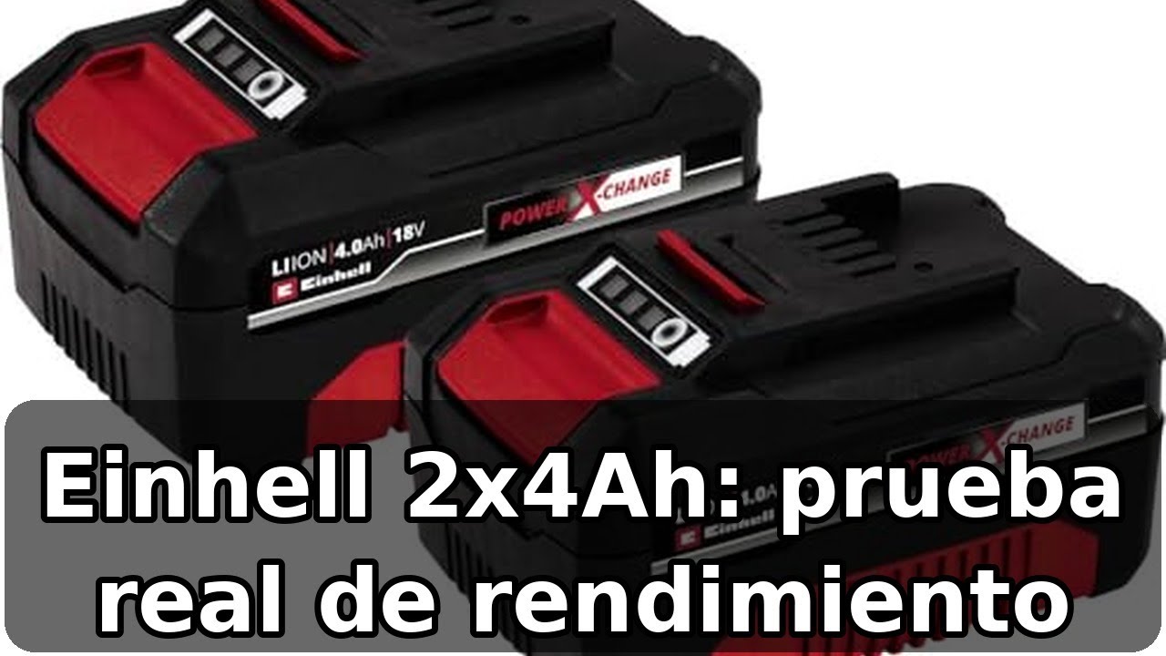 Review completa de la batería Einhell 2x4Ah 900W Power X-Change: rendimiento real