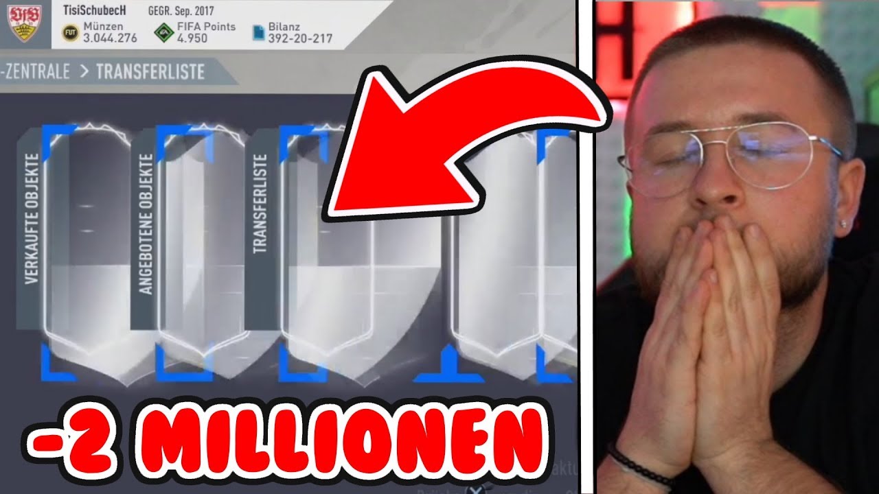 2.000.000 COINS VERLUST wegen EA!!😵HEFTIGSTER BUG ALLER ZEITEN!!😱🔥 | Tisi Schubech Fifa 20