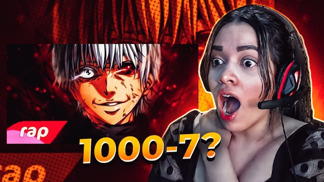 (QUE VOZ!!)  Rap do Kaneki (Tokyo Ghoul) FAMINTO POR HUMANOS | NERD HITS - 7 Minutoz | REACT