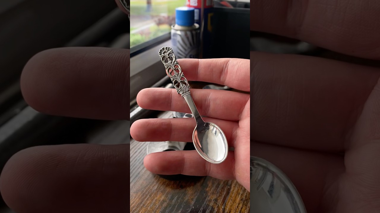 Making A Sterling SIlver Norway Spoon Ring.