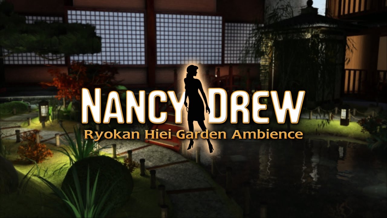 Ryokan Hiei Garden Ambience | Nancy Drew: Shadow at the Water's Edge | Nature Sounds & Music