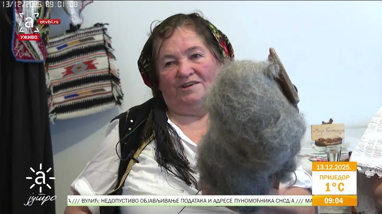 O če&scaron;ljanju i predenju vune sa članicama ženske pjevačke grupe 