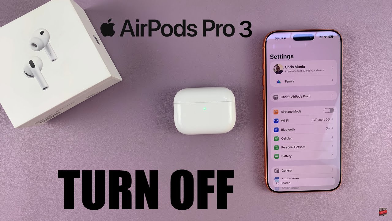 Airpods Pro 3: как выключить