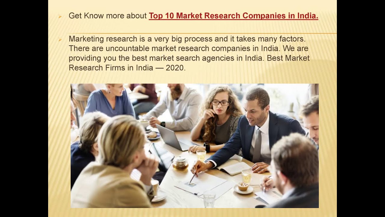 Top 10 Market Research Companies in India