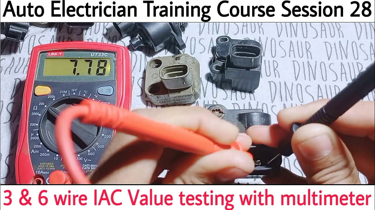 How to test IAC Valve with Multimeter. An easy way to test Idle Air Control Valve Good or Bad
