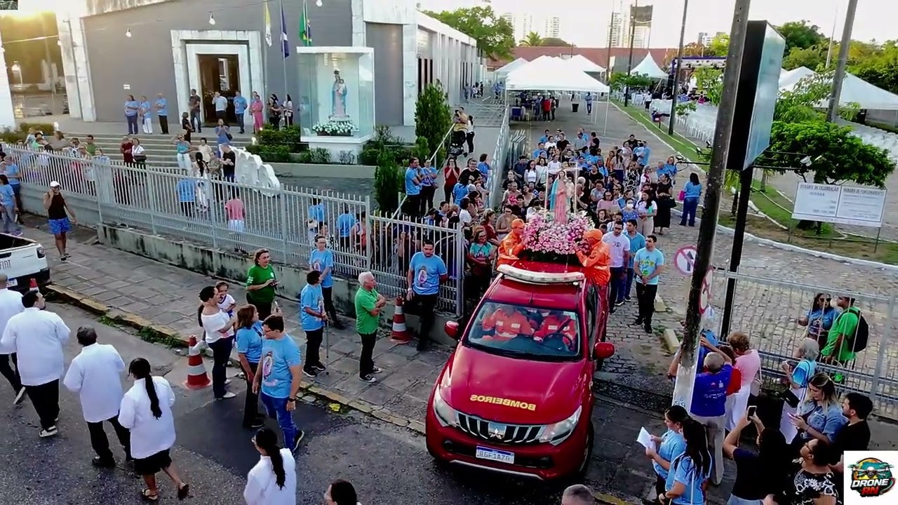 dji neo procissão nossa senhora da candelária.
