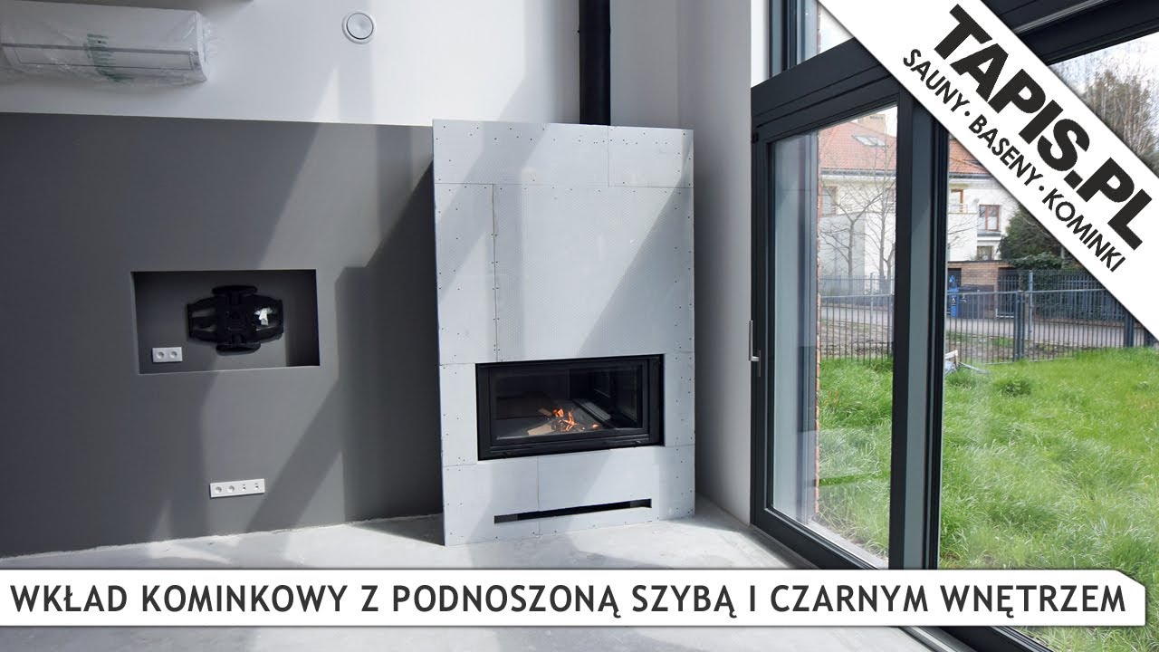 KWLINE E 1000 G BLACK MONTAŻ WARSZAWA - WKŁADY KOMINKOWE -  KOMINKI -  TAPIS.PL