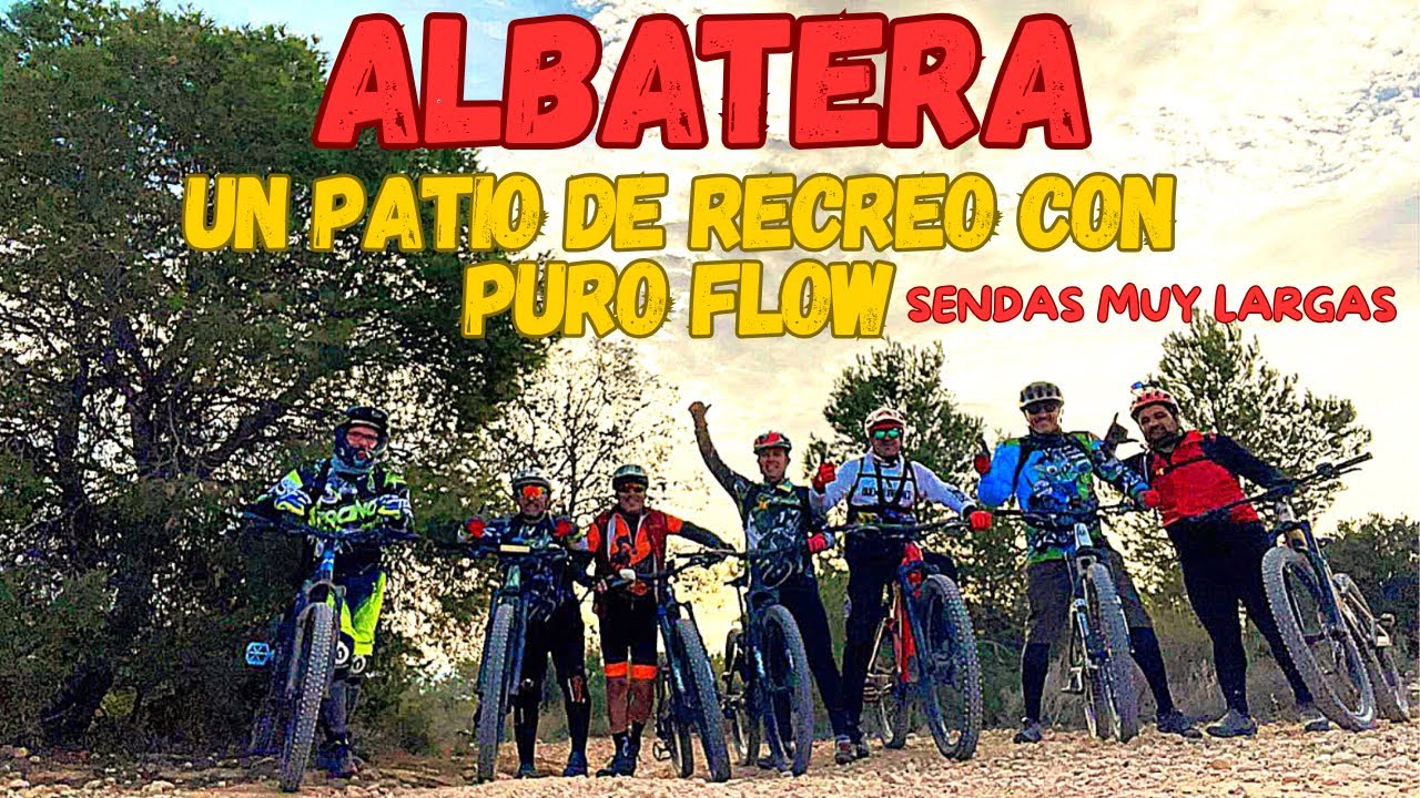 PURO MTB EN ALBATERA SENDAS LARGAS DE FLOW Y PARACAIDAS