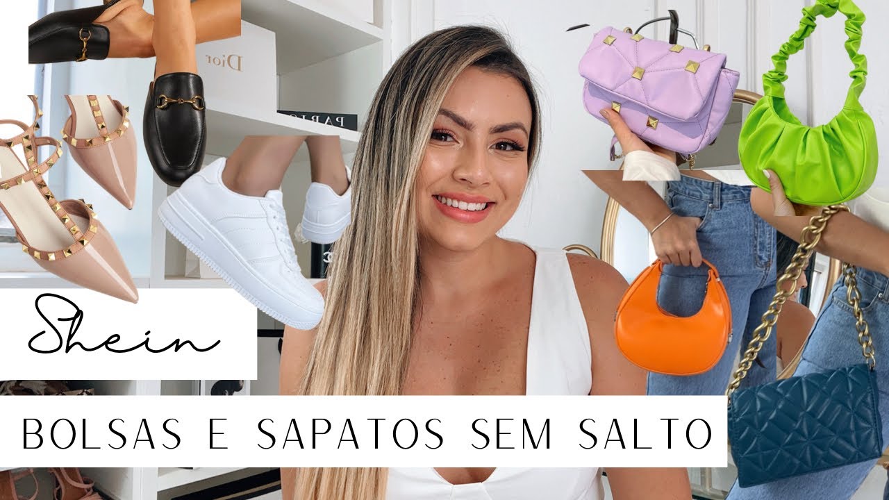 COMPRAS DA SHEIN - BOLSAS E SAPATOS SEM SALTO
