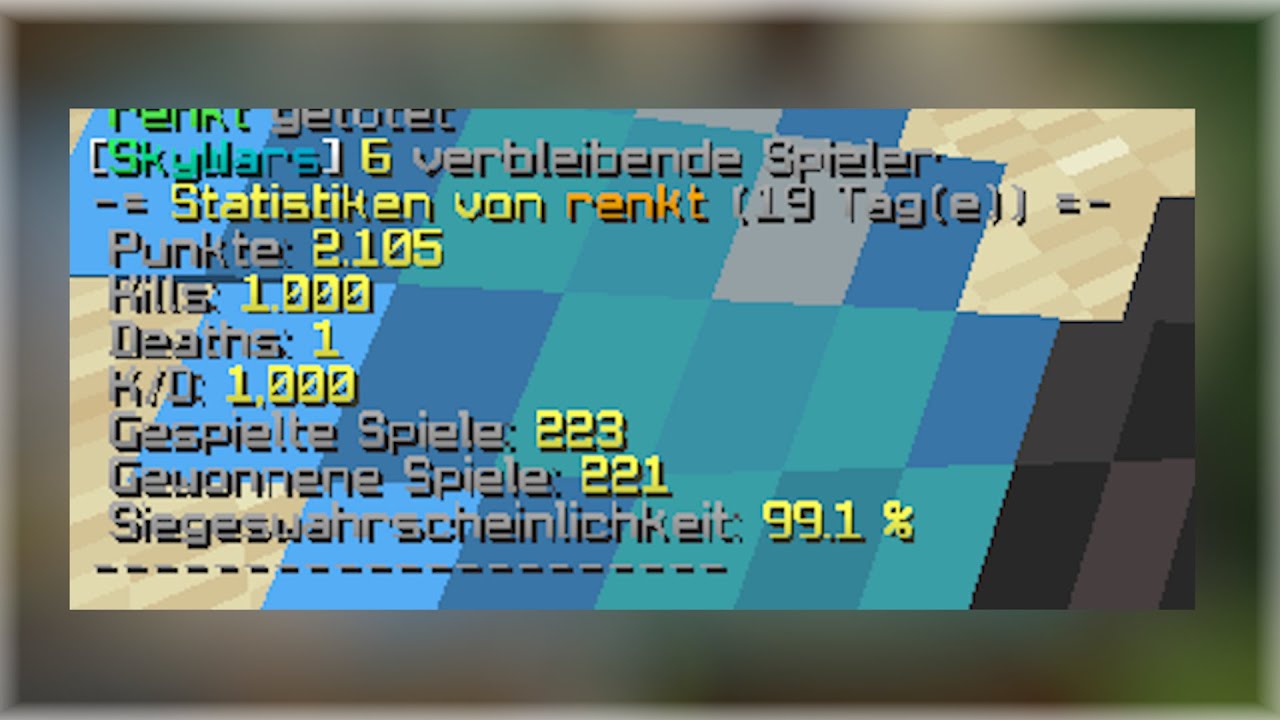 1.21 Skywars 1000er K/D