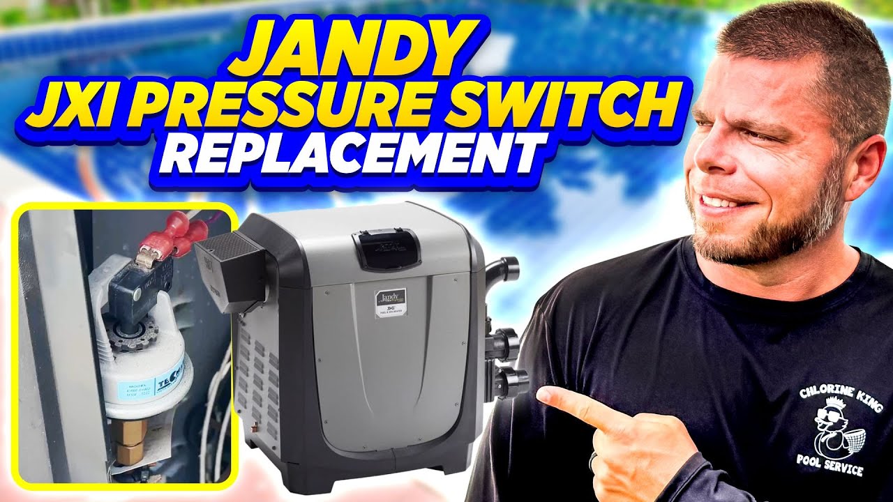 Замена реле давления Jandy JXI | Пошаговый ремонт отопителя! #jandyjxi