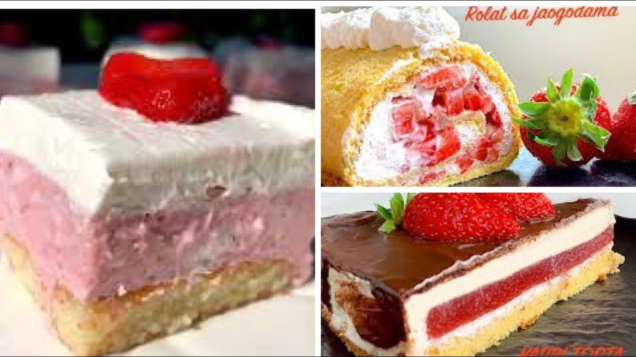 Tri neodoljive poslastice sa jagodama - CooKing Recepti