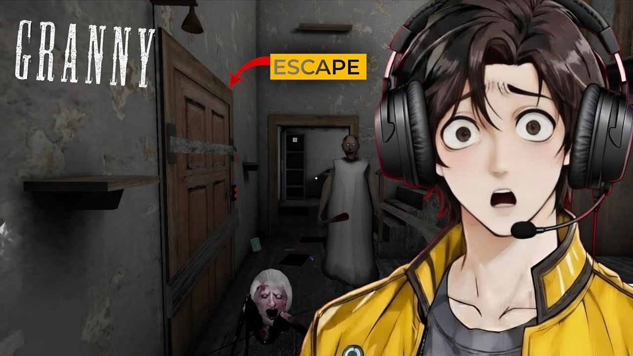 CAN I SCOPE THROUGH THE DOOR IN GRANNY HOUSE ? 😱