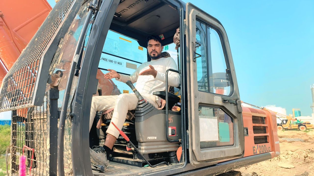 पोकलेन सीखने का सबसे आसन तरीका Haw To Drive New Excavator Machine Video 2025