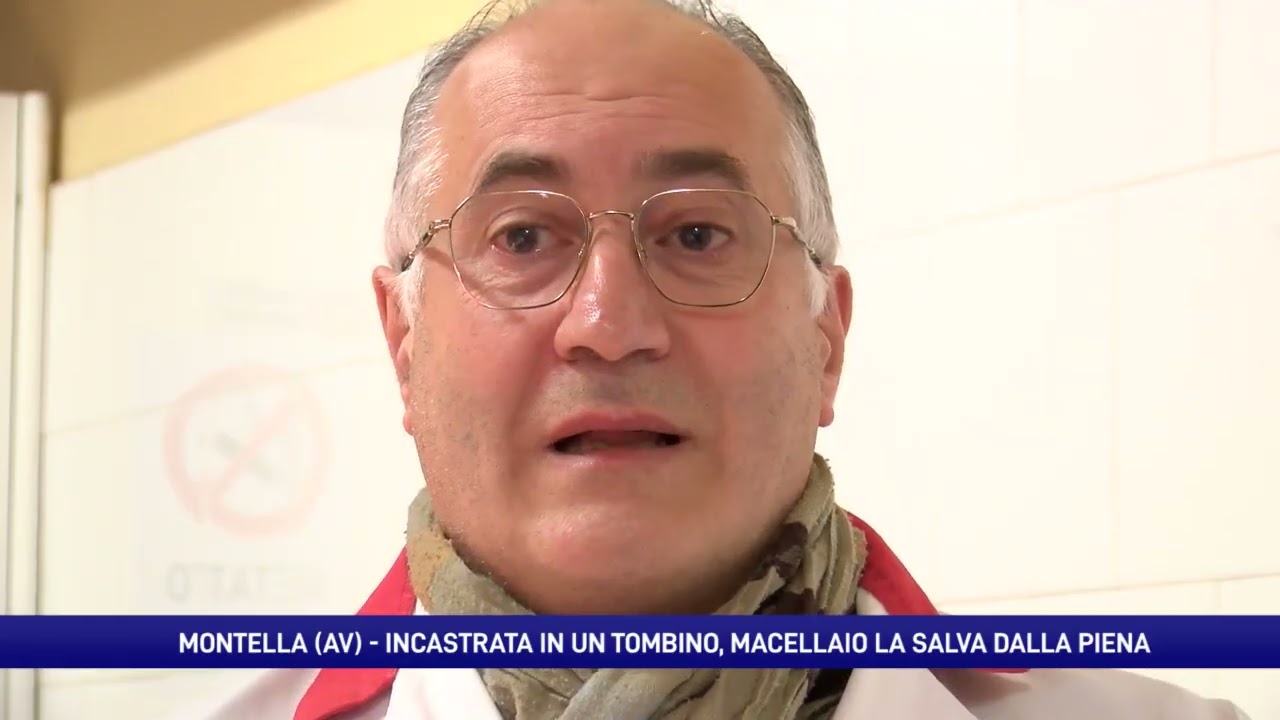Montella. Donna incastrata in un tombino salvata dalla piena dal macellaio