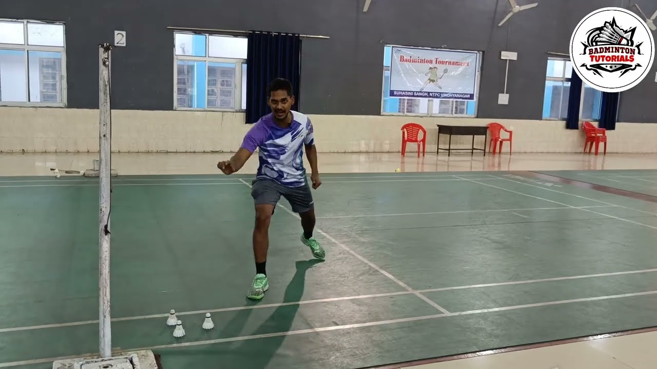 BADMINTON SHUTTLE RUNNING || BADMINTON IMPORTANT FOOTWORK EXERCISE FOR ALL ||#badminton