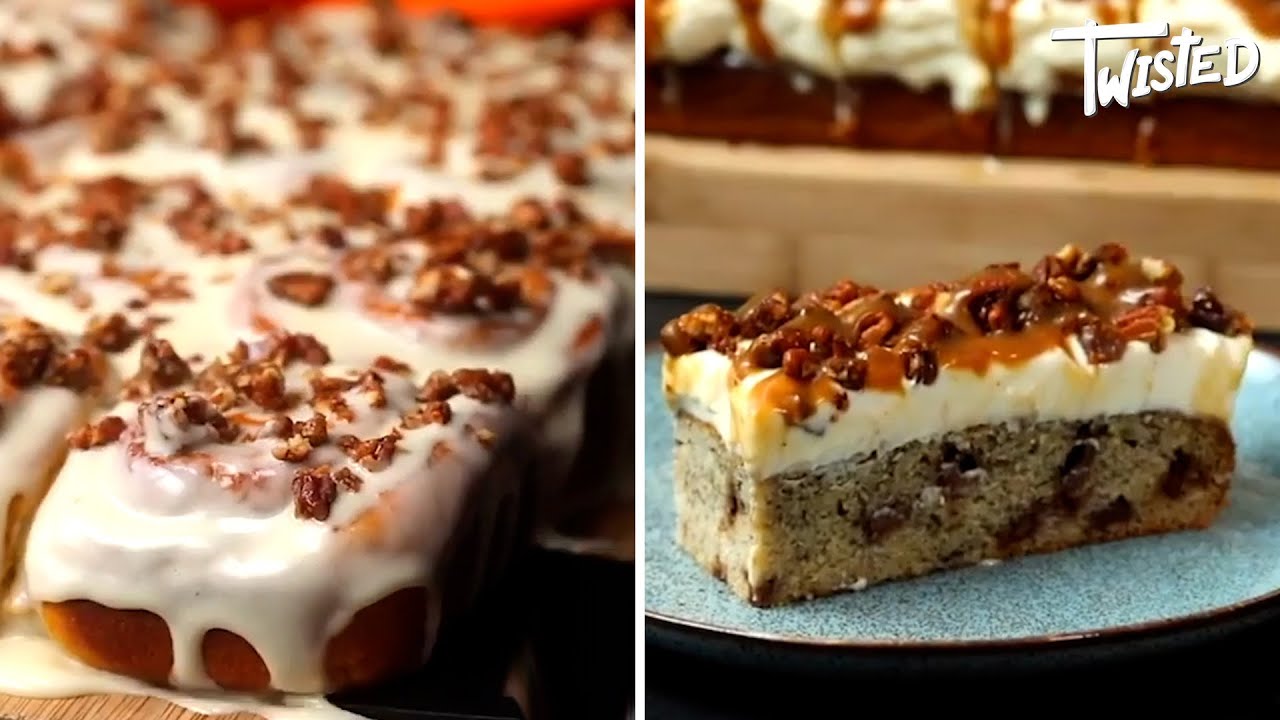 Buns, Cakes & Sweet Treats! | Twisted | Chocolate Chip Banana Cake
