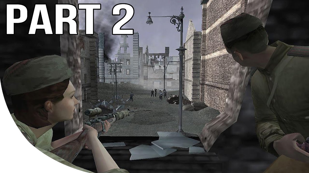 Call of Duty Finest Hour Gameplay Walkthrough Part 2 - Eastern Front - Snipers