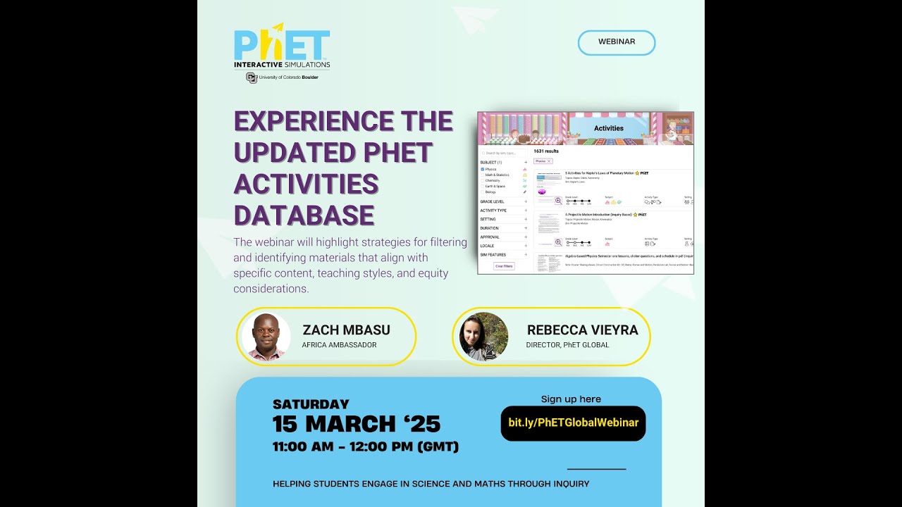 Experience the Updated PhET Activities Database