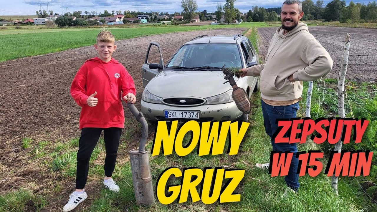 Dostaliśmy GRUZA i zepsuliśmy go w 15 minut - Młody zgubił wydech - GRUZ NIE ODPALA - zgubił prąd