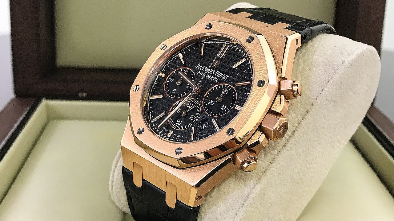AP Royal Oak Chrono Luxury Watch in Rose Gold