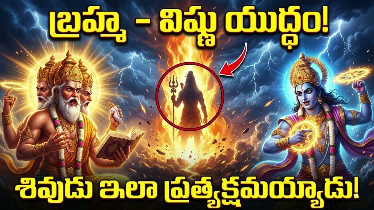 బ్రహ్మ – విష్ణు గొడవ ఎలా ప్రారంభమైంది? | శివుడు అనంత జ్యోతి రూపంలో ప్రత్యక్షం