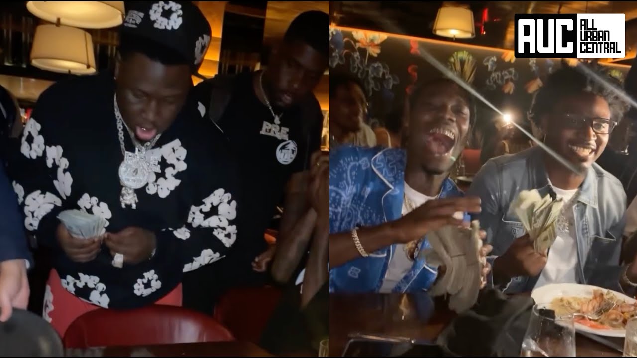 Big Moochie Grape, Ralo и Jay Fizzle играют в кости на праздничном ужине Key Glock