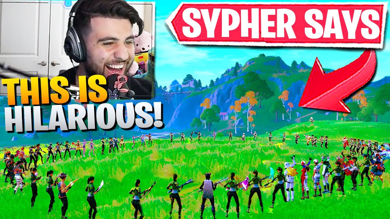 I Hosted A *HUGE* Simon Says Contest! (Sypher Says) - Fortnite Battle Royale