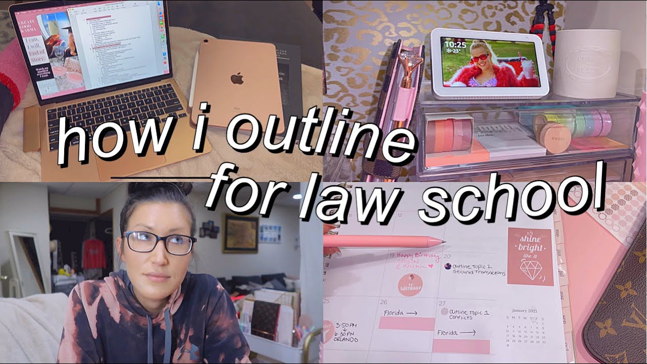 ALL ABOUT MY OUTLINING PROCESS + TRYING A 3 DAY JUICE CLEANSE | LAW SCHOOL VLOG 4K